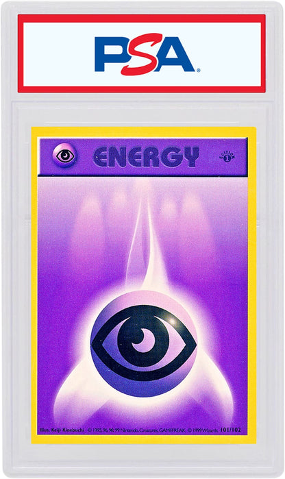 Psychic Energy 1999 Pokemon TCG Base Set 1st Edition #101/102 (PSA or BGS Graded)