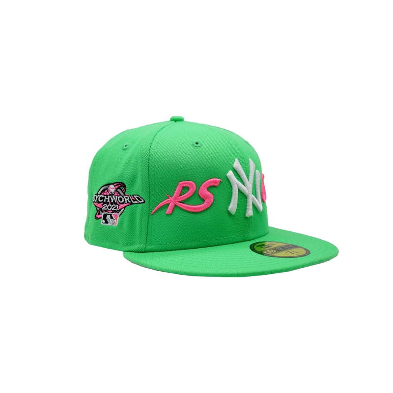Psychworld New Era NY 59Fifty Fitted Hat Green