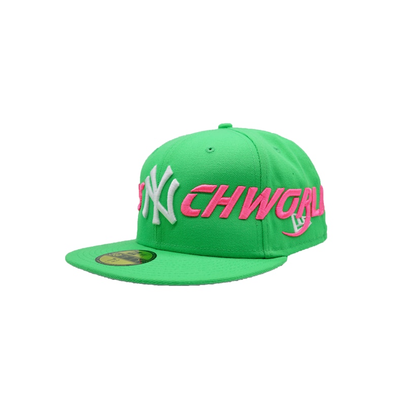 Psychworld New Era NY 59Fifty Fitted Hat Green