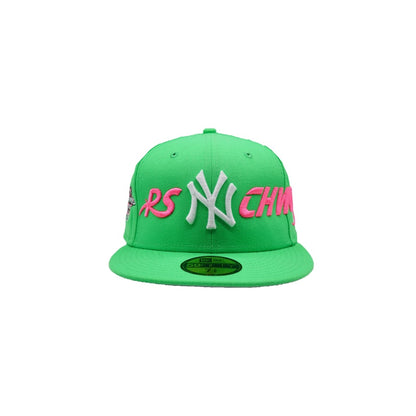 Psychworld New Era NY 59Fifty Fitted Hat Green