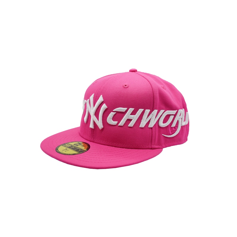 Psychworld New Era NY 59Fifty Fitted Hat Pink