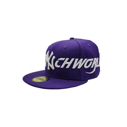 Psychworld New Era NY 59Fifty Fitted Hat Purple