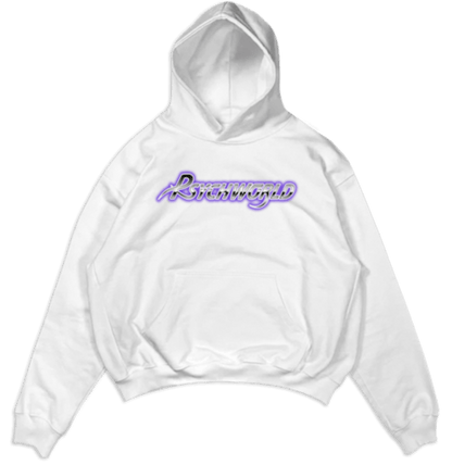 Psychworld Yams Day Praying Hands Hoodie White