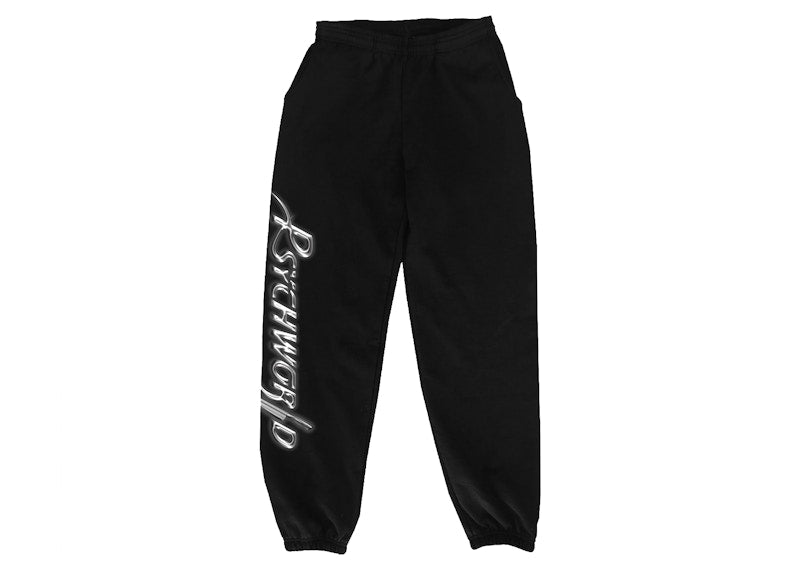 Psychworld x Lancey Foux Chrome Sweatpants Black