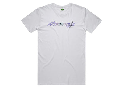 Psychworld x Lancey Foux Marble T-shirt White