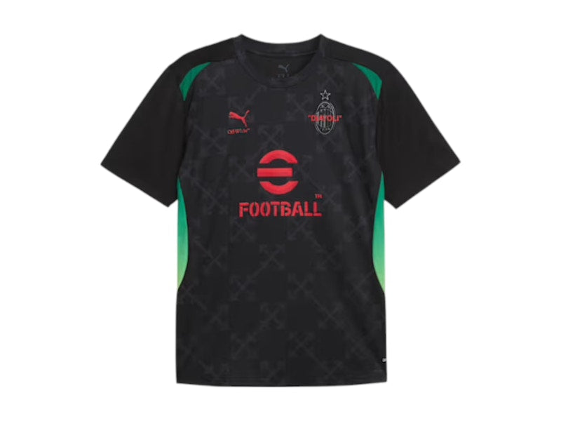 Puma AC MILAN x OFF-WHITE Jersey Black/For All Time Red
