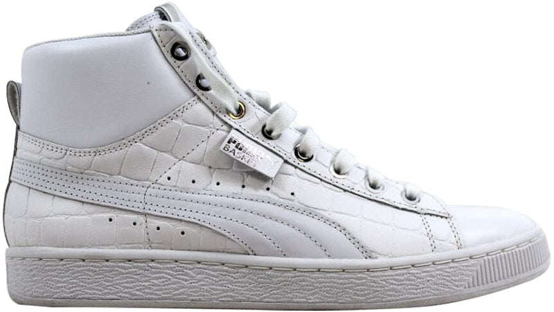 Puma Basket Mid Exotic White  (Women's)