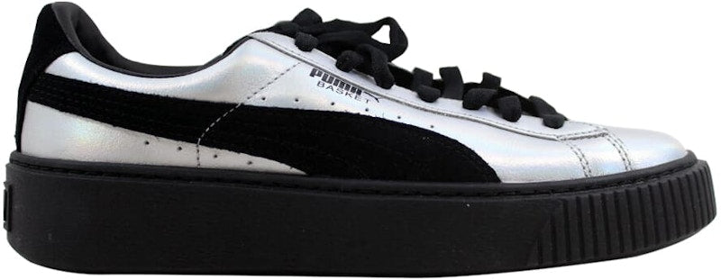 Puma Basket Platform Explosive Puma Black  (Women's)