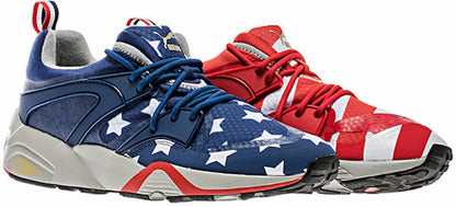 Puma Blaze Of Glory Rwb High Risk Red- Blue-White