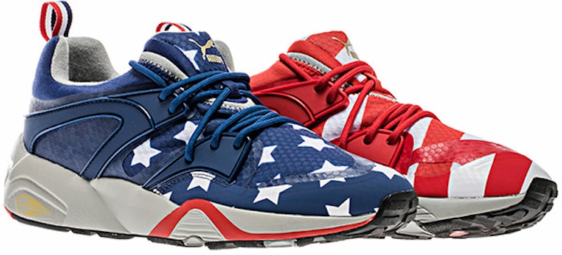 Puma Blaze Of Glory Rwb High Risk Red- Blue-White