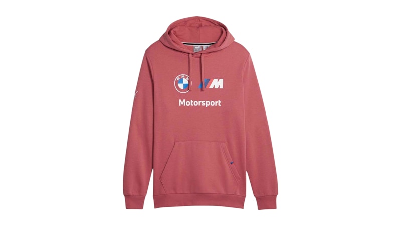 Puma Bmw Mms Essential Graphic Pullover Hoodie Astro Red