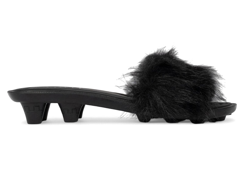 Puma Cat Cleat Sandals Fenty Chic Fur Black (Women's)
