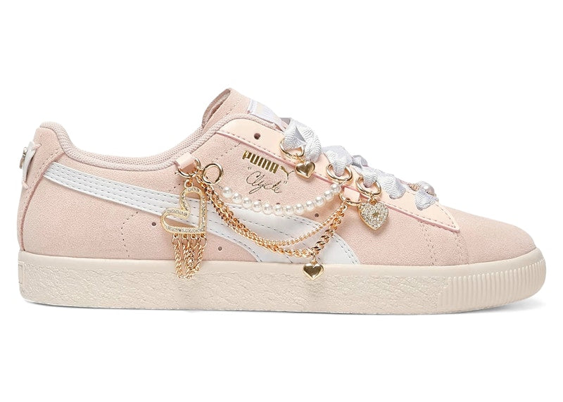Puma Clyde Charm Rosebay Alpine Snow (Women's)