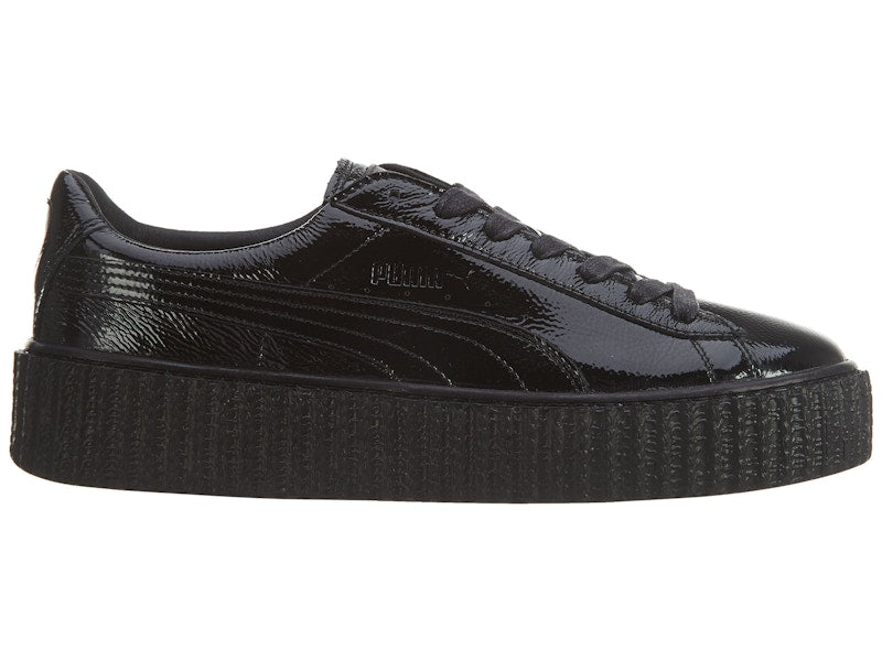 Puma Creeper Wrinkled Patent Puma Black Black-Puma Black (Women's)