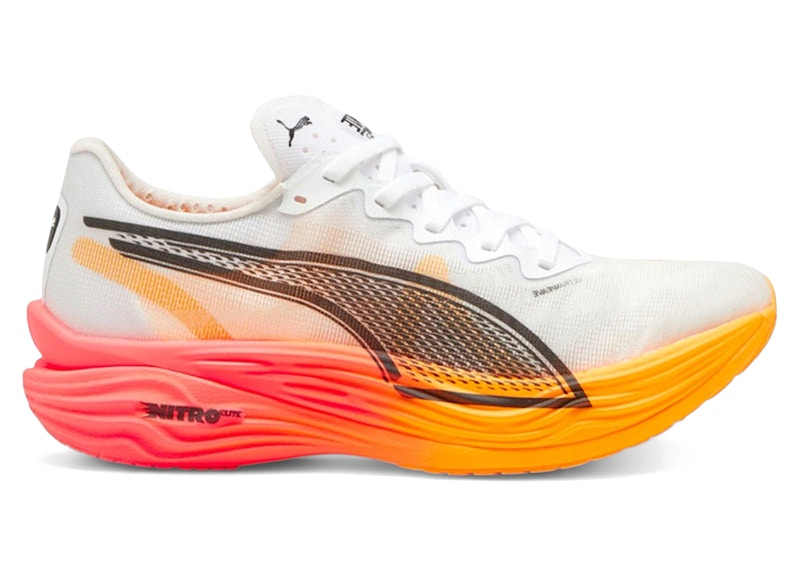Puma Deviate Nitro Elite 3 White Sunset Glow