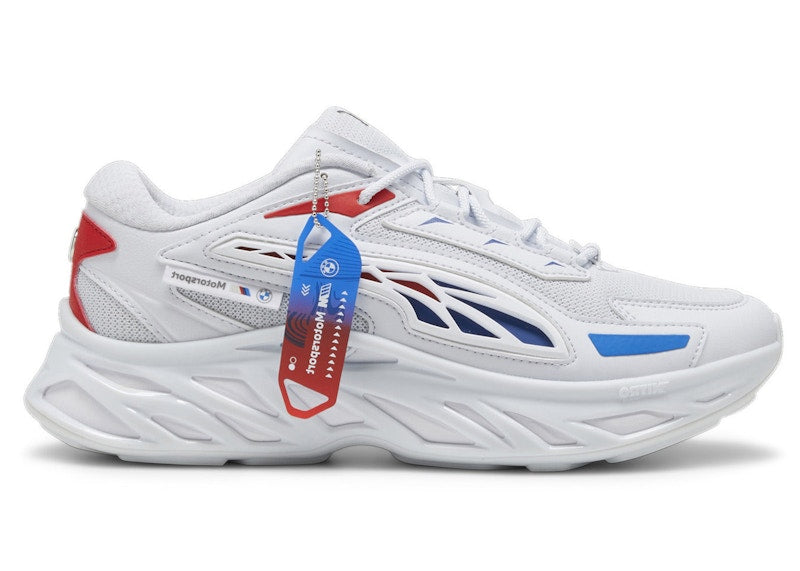 Puma Exotek Nitro BMW Motorsport Silver Mist Pop Red Cool Cobalt