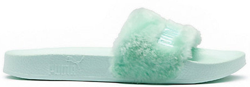 Puma Fur Slide Rihanna Fenty Bay Mint