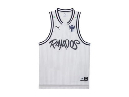 Puma Hoops x C.F. Monterrey Jersey Feather Gray/White/AOP