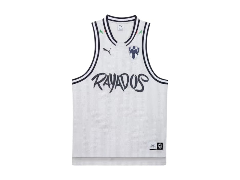 Puma Hoops x C.F. Monterrey Jersey Feather Gray/White/AOP