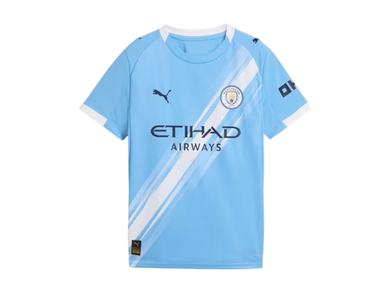 Puma Hoops x Manchester City Kids Jersey Team Light Blue