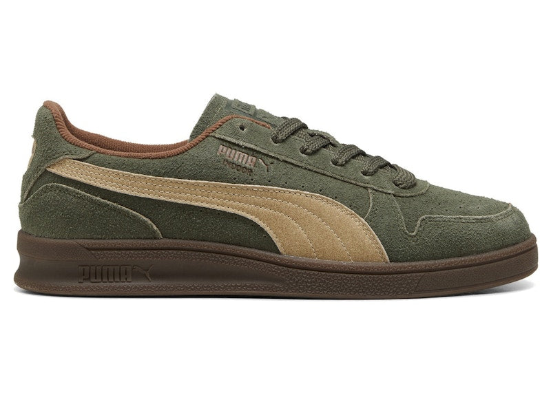 Puma Indoor R Suede Dark Olive Haute Coffee