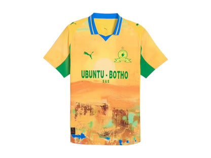 Puma KidSuper Mamelodi Sundowns Authentic Jersey Pele Yellow/Fast Green