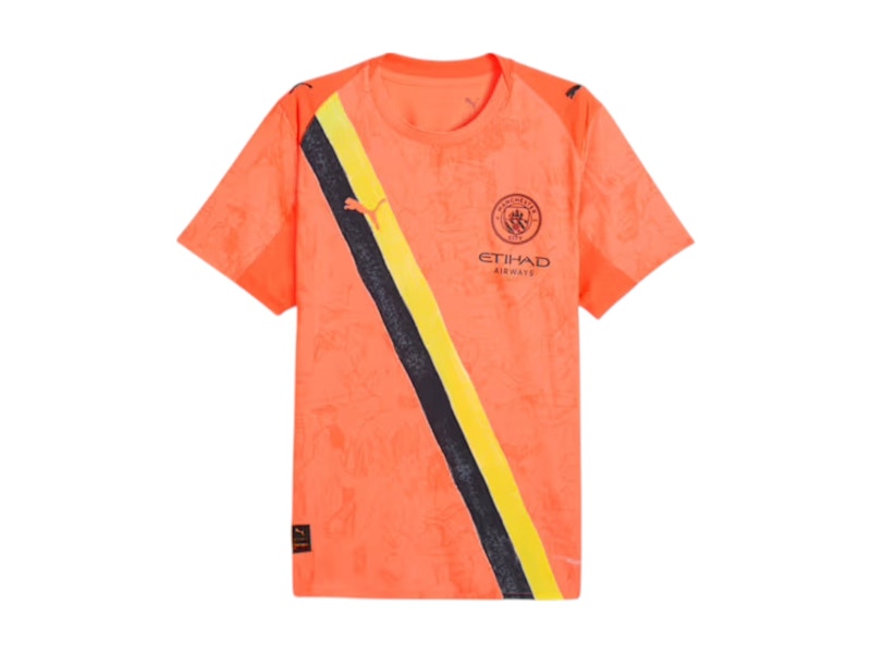 Puma KidSuper Manchester City Authentic Jersey Neon Sun/Black