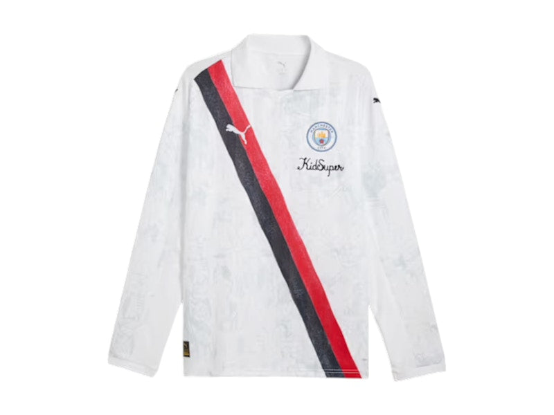 Puma KidSuper Manchester City Jersey White/Black