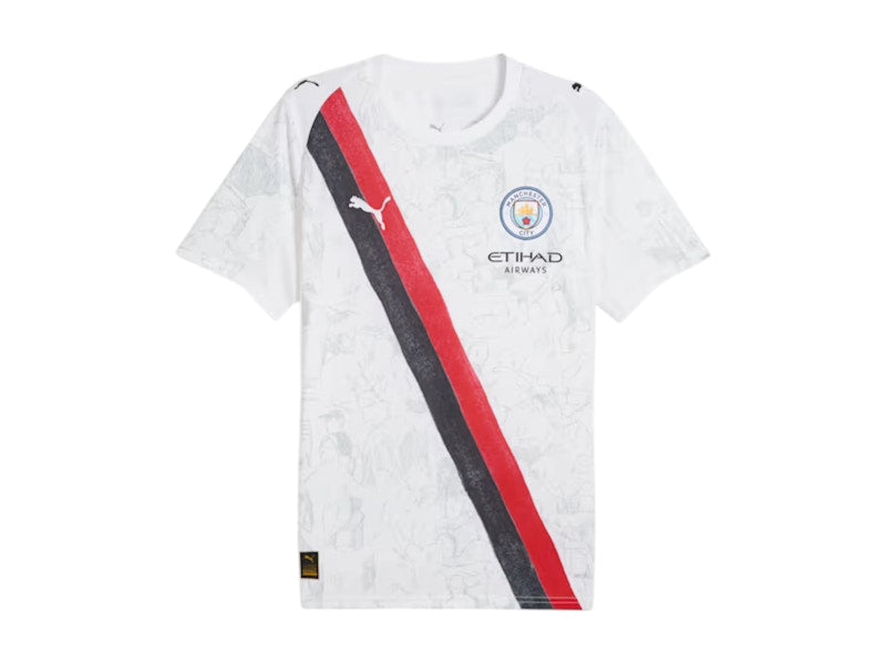 Puma KidSuper Manchester City Replica Jersey White/Black