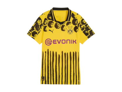 Puma KidSuper Women's Borussia Dortmund Replica Jersey Faster Yellow/Black