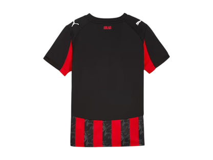 Puma Kids AC Milan '25/'26 Home Replica Jersey For All Time Red/Black