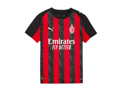 Puma Kids AC Milan '25/'26 Home Replica Jersey For All Time Red/Black