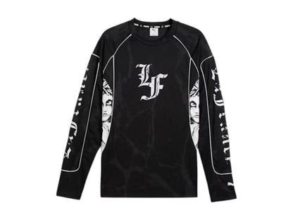 Puma Lamelo Ball LaFrance Written in Chrome Jersey Black/Flat Medium Gray AOP