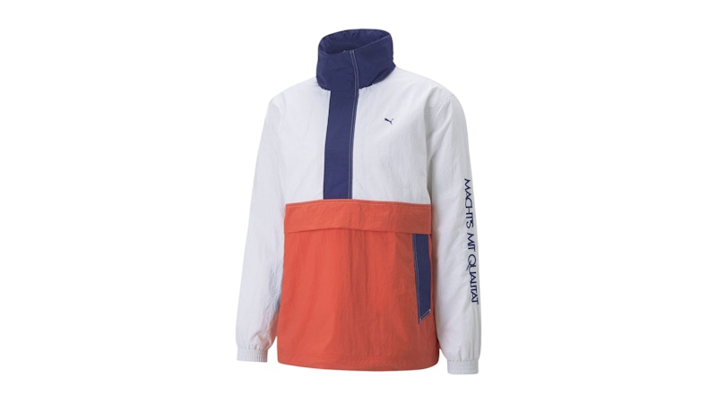Puma Machts Mit Qualitat STB Lightweight Pop Over Half Zip Jacket Salmon