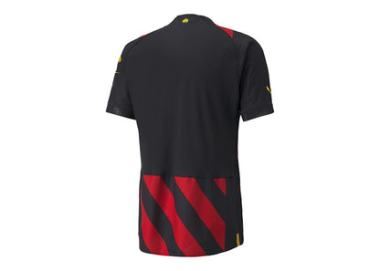 Puma Manchester City Authentic Away 2022/23 In Gift Box Jersey Black/Red