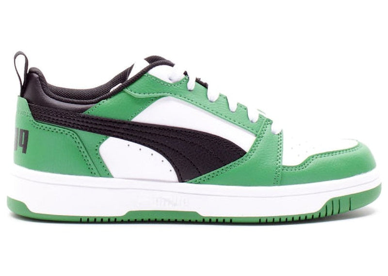 Puma Rebound V6 Low Green White Black (GS)
