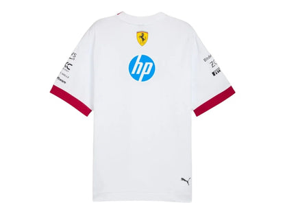 Puma Scuderia Ferrari 2025 Drivers T-shirt White