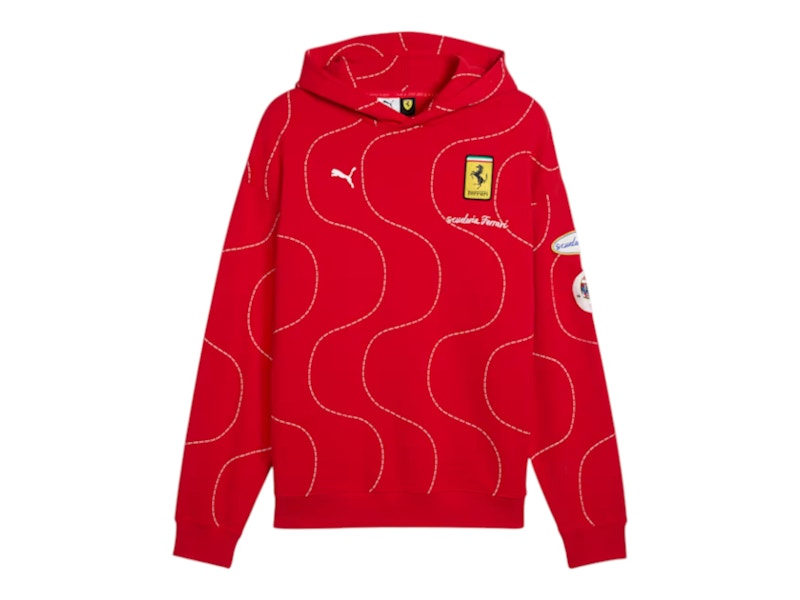 Puma Scuderia Ferrari HP Monza Hoodie Rosso Corsa