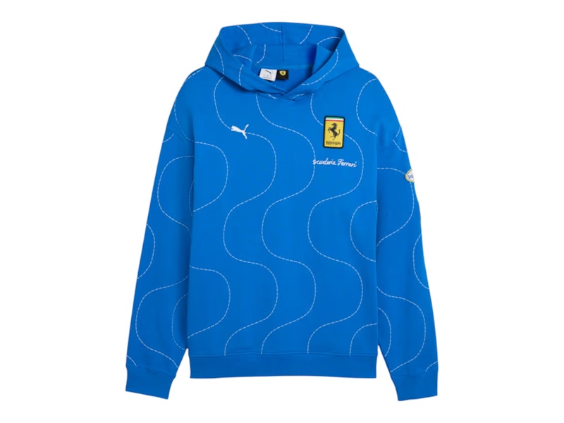 Puma Scuderia Ferrari HP Monza Hoodie Steer Blue