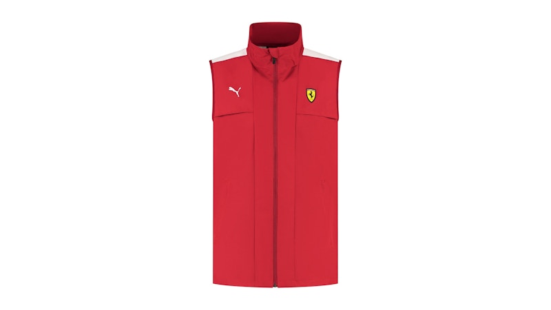 Puma Scuderia Ferrari Lightly Padded Gilet Vest Red (2025)