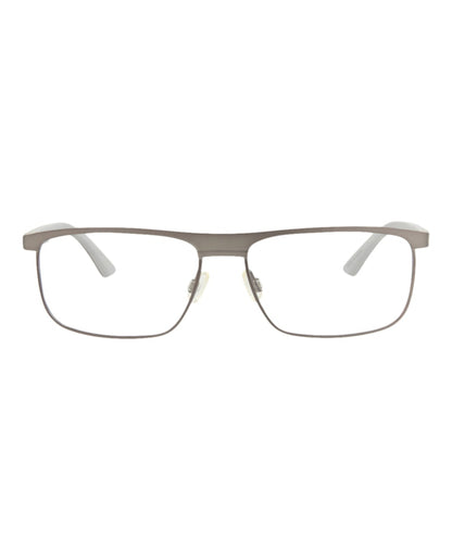 Puma Square-Frame Metal Optical Frames Ruthenium Havana Transparent (PU0054O-30000335-004)
