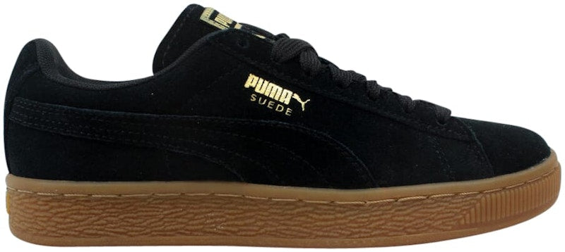 Puma Suede Classic Gold Puma Black  (Women's)