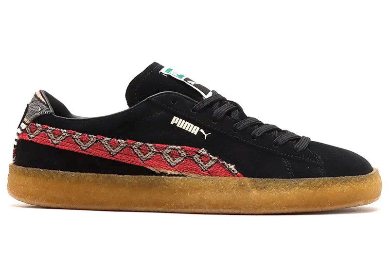 Puma Suede Crepe Pattern Black
