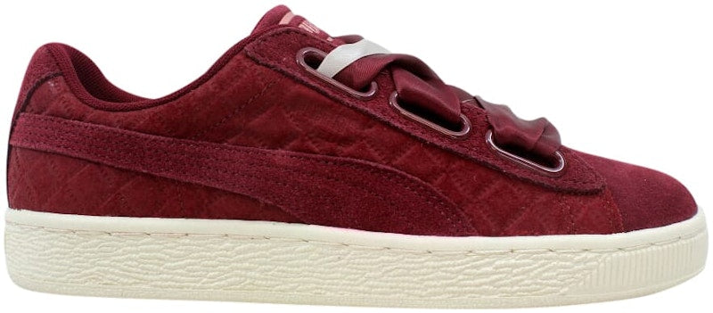 Puma Suede Heart Quilt Cordovan Cameo Brown  (Women's)