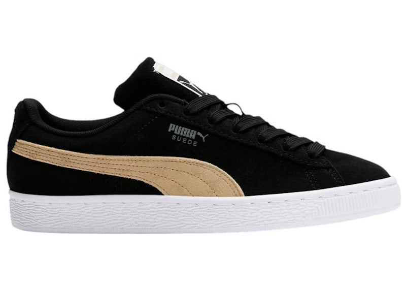 Puma Suede T7 Puma Black Light Sand Puma White (Women's)