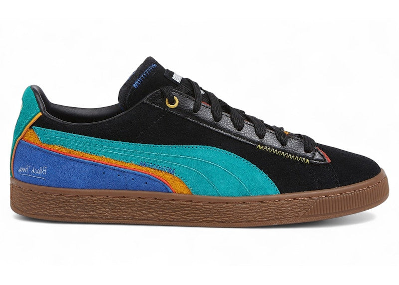 Puma Suede Triplex Black Fives Black Blue Brown