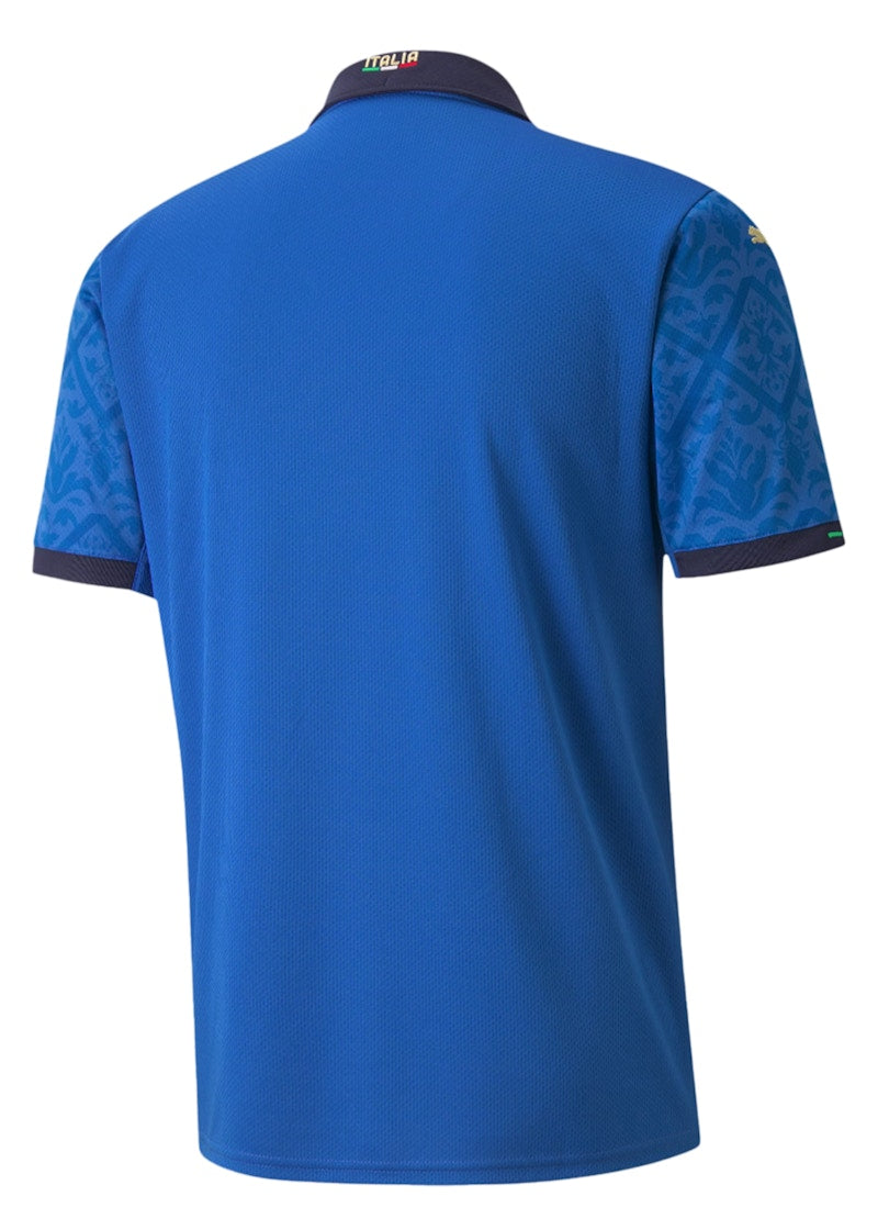 Puma UEFA Euro 2020 Italy Home Replica Mens Jersey Team Power Blue Peacoat