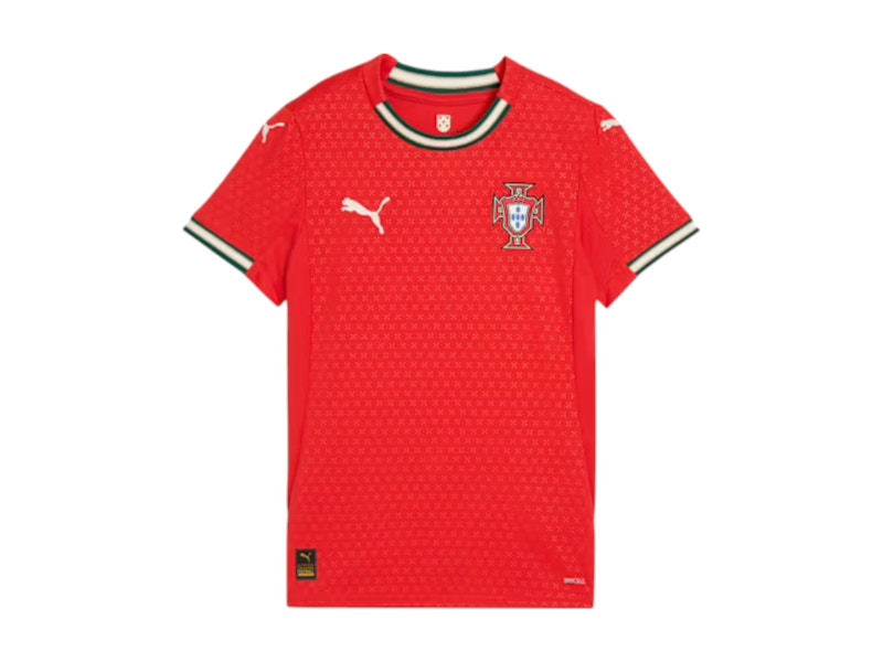 Puma Women's Portugal '25 Home Replica Jersey Sport Red/Sugared Almond