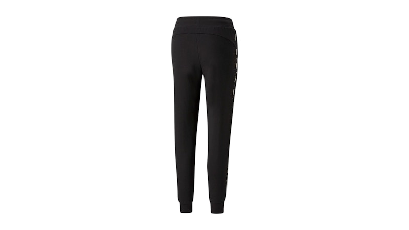 Puma Women's Power Tape Logo Drawstring Sweatpants Black