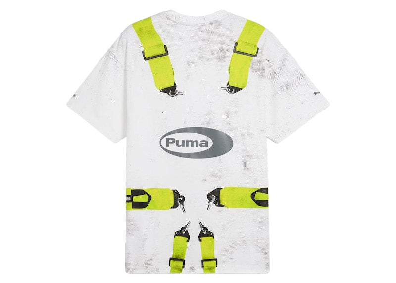 Puma x A$AP Rocky Seatbelt Tee White/Lime Pow